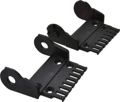 Igus - 3.36 Inch Outside Width x 1.38 Inch Outside Height, Cable and Hose Carrier Plastic Open Mounting Bracket Set - 2.17 Inch Bend Radius, 3.03 Inch Inside Width x 0.98 Inch Inside Height - Caliber Tooling