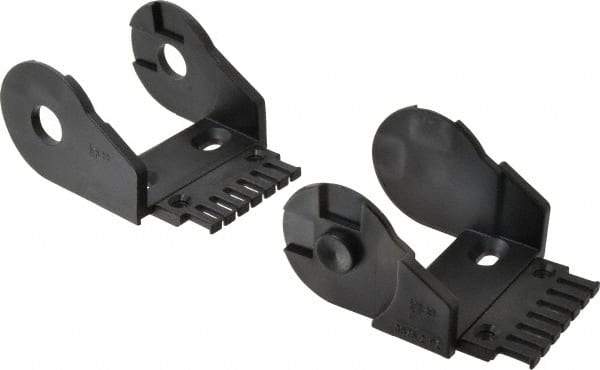 Igus - 3.74 Inch Outside Width x 2.52 Inch Outside Height, Cable and Hose Carrier Plastic Open Mounting Bracket Set - 3.94 Inch Bend Radius, 2.95 Inch Inside Width x 1.77 Inch Inside Height - Caliber Tooling