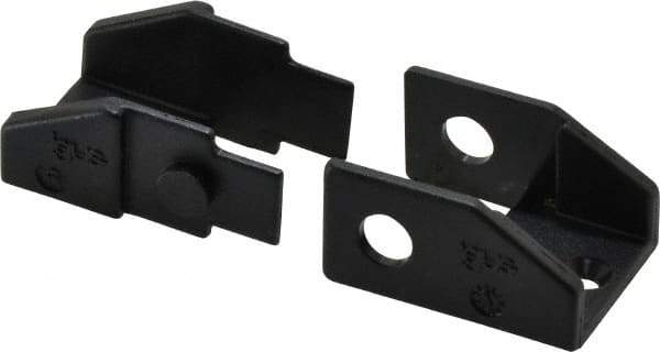 Igus - 0.89 Inch Outside Width x 0.59 Inch Outside Height, Cable and Hose Carrier Plastic Zipper Mounting Bracket Set - 1.1 Inch Bend Radius, 0.63 Inch Inside Width x 0.41 Inch Inside Height - Caliber Tooling