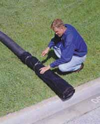 UltraTech - 12 Inch Diameter Pipe Sock - For Use with Oil and Sediment, Helps Comply with NPDES and 40 CFR 122.26 - Caliber Tooling