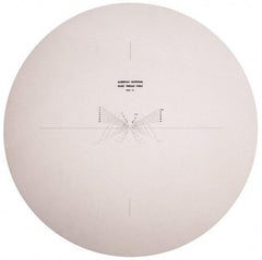 Made in USA - 14 Inch Diameter, Screw Thread, Mylar Optical Comparator Chart and Reticle - For Use with 10x Magnification - Caliber Tooling