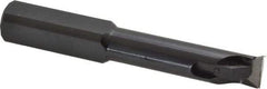 Made in USA - 0.7" Min Bore Diam, 4-1/2" OAL, 3/4" Shank Diam, Indexable Boring Bar - 2-1/2" Max Bore Depth, TPG 320 Insert, Clamp Holding Method - Caliber Tooling