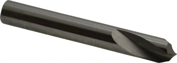 Magafor - 3/8" Body Diam, 120°, 2-3/4" OAL, Solid Carbide Spotting Drill - Caliber Tooling