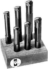 APT - 3/4" Min Bore Diam, 4-1/2" OAL, 5/8" Shank Diam, Indexable Boring Bar - 2-3/4" Max Bore Depth, TPG 321 Insert, Screw Holding Method - Caliber Tooling