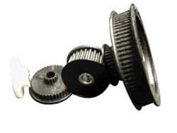 Made in USA - Timing Belt Pulleys Number of Teeth: 48 Inside Diameter (Inch): 5/16 - Caliber Tooling