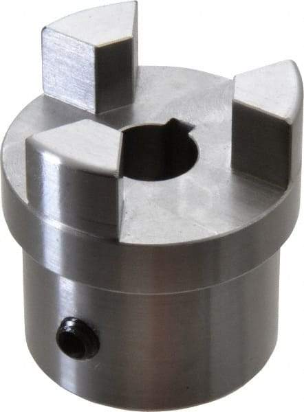 Boston Gear - 5/8" Max Bore Diam, FC20 Coupling Size, Flexible Half Coupling - 2" OD, 3.69" OAL, Steel - Caliber Tooling