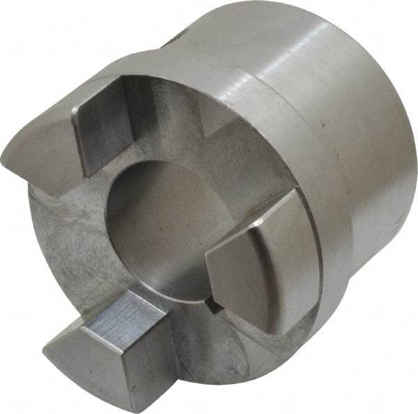 Boston Gear - 1-1/8" Max Bore Diam, FC25 Coupling Size, Flexible Half Coupling - 2-1/2" OD, 4.13" OAL, Steel - Caliber Tooling