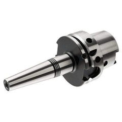 Iscar - 1/4" Hole Diam, HSK63A Taper Shank Shrink Fit Tool Holder & Adapter - 4.274" Projection, 0.43" Nose Diam, 0.95" Clamping Depth, 25,000 RPM, Through Coolant - Exact Industrial Supply