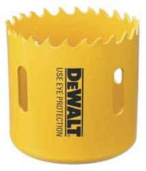 DeWALT - 1-1/8" Diam, 1-1/2" Cutting Depth, Hole Saw - Bi-Metal Saw, Toothed Edge - Caliber Tooling