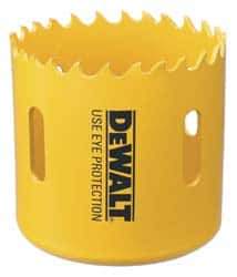 DeWALT - 2-7/8" Diam, 1-7/8" Cutting Depth, Hole Saw - Bi-Metal Saw, Toothed Edge - Caliber Tooling