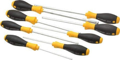 Wiha - 8 Piece Screw Holding Ball End Hex Screwdriver Set - Bit Sizes: Hex Inch 1/8, 9/64, 5/32, 3/16, 7/32, 1/4, 5/16 & 3/8 - Caliber Tooling