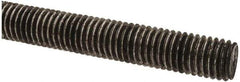 Made in USA - 1/2-13 UNC (Coarse), 2' Long, Low Carbon Steel Threaded Rod - Oil Finish Finish, Right Hand Thread - Caliber Tooling