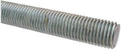 Made in USA - 1-8 UNC (Coarse), 2' Long, Low Carbon Steel Threaded Rod - Oil Finish Finish, Right Hand Thread - Caliber Tooling