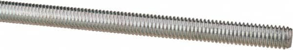 Value Collection - M6x1 UNC (Coarse), 1m Long, Steel Metric Threaded Rod - Zinc-Plated Finish, Right Hand Thread - Caliber Tooling