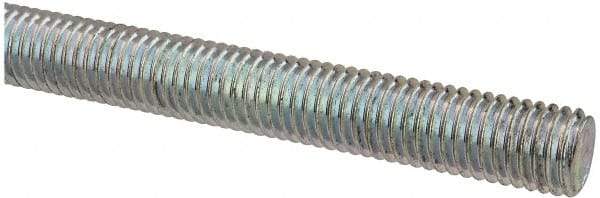 Value Collection - M10x1.5 UNC (Coarse), 1m Long, Steel Metric Threaded Rod - Zinc-Plated Finish, Right Hand Thread - Caliber Tooling