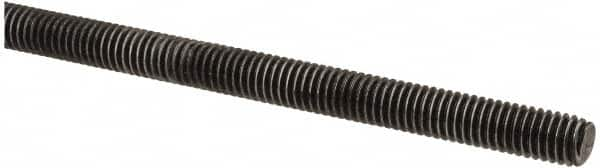 Value Collection - M6x1 UNC (Coarse), 1m Long, Steel Metric Threaded Rod - Oil Finish Finish, Right Hand Thread - Caliber Tooling