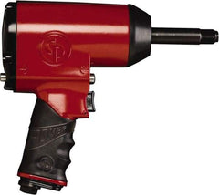 Chicago Pneumatic - 1/2" Drive, 6,400 RPM, 625 Ft/Lb Torque Impact Wrench - Pistol Grip Handle, 1,320 IPM, 22 CFM, 90 psi, 1/4" NPT Inlet - Caliber Tooling