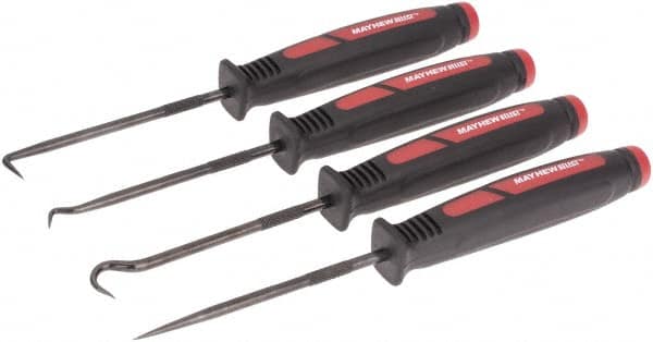 Mayhew - 4 Piece Hook & Probe Set - Steel - Caliber Tooling