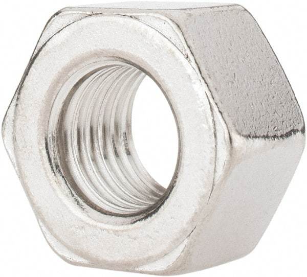 Value Collection - 3/4-10 UNC Stainless Steel Right Hand Heavy Hex Nut - 1-1/4" Across Flats, 47/64" High, Uncoated - Caliber Tooling