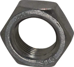 Value Collection - 3/4-16 UNF Stainless Steel Right Hand Hex Jam Nut - 1-1/8" Across Flats, 27/64" High, Uncoated - Caliber Tooling