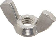 Value Collection - 1/4-20 UNC, Stainless Steel Standard Wing Nut - Grade 316, 1.1" Wing Span, 0.57" Wing Span - Caliber Tooling