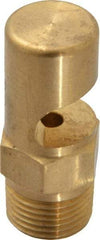 Bete Fog Nozzle - 3/8" Pipe, 145° Spray Angle, Brass, Extra Wide Fan Nozzle - Male Connection, 9.49 Gal per min at 100 psi, 3/16" Orifice Diam - Caliber Tooling