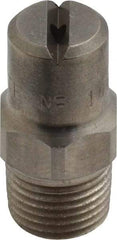 Bete Fog Nozzle - 1/8" Pipe, 65° Spray Angle, Grade 303 Stainless Steel, Standard Fan Nozzle - Male Connection, 1.58 Gal per min at 100 psi, 0.08" Orifice Diam - Caliber Tooling