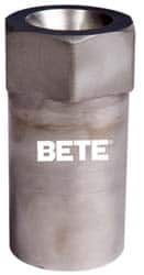 Bete Fog Nozzle - 1/2" Pipe, 120° Spray Angle, Grade 316 Stainless Steel, Full Cone Nozzle - Female Connection, N/R Gal per min at 100 psi, 1/4" Orifice Diam - Caliber Tooling