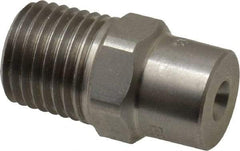 Bete Fog Nozzle - 1/4" Pipe, 60° Spray Angle, Grade 303 Stainless Steel, Full Cone Nozzle - Male Connection, 2.31 Gal per min at 100 psi, 0.109" Orifice Diam - Caliber Tooling