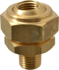 Bete Fog Nozzle - 1/4" Pipe, 40 to 70° Spray Angle, Brass, Adjustable Swivel Joint Nozzle - For Use With Bete - Nozzles Where Alignment of The Spray Direction is Required - Caliber Tooling