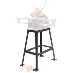 Rothenberger - 5/8" to 4-1/2" Pipe Capacity, Stationary Pipe Stand with Stationary Head - 30" High, 150 Lb Capacity - Caliber Tooling