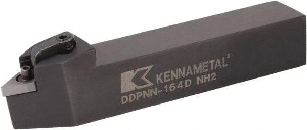 Kennametal - MDPN, Neutral Cut, 0° Lead Angle, 1-1/2" Shank Height x 1-1/2" Shank Width, Negative Rake Indexable Turning Toolholder - 6" OAL, DN..54. Insert Compatibility, Series Kenloc - Caliber Tooling