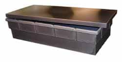 Bayhead Products - 38.5" Long x 18" Wide x 2" High Gray Lid - For Use with BC3616-L - Caliber Tooling