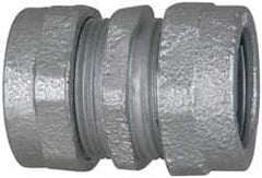 Cooper Crouse-Hinds - 1-1/4" Trade, Malleable Iron Compression Rigid/Intermediate (IMC) Conduit Coupling - Noninsulated - Caliber Tooling