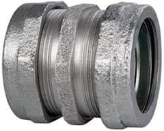 Cooper Crouse-Hinds - 1-1/2" Trade, Malleable Iron Compression Rigid/Intermediate (IMC) Conduit Coupling - Noninsulated - Caliber Tooling