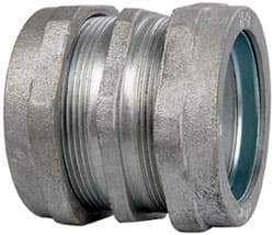 Cooper Crouse-Hinds - 2" Trade, Malleable Iron Compression Rigid/Intermediate (IMC) Conduit Coupling - Noninsulated - Caliber Tooling