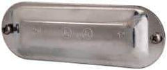 Cooper Crouse-Hinds - 1" Trade, Steel Conduit Body Cover Plate - Use with Form 5 Conduit Bodies - Caliber Tooling