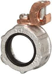 Cooper Crouse-Hinds - 1" Trade, Malleable Iron Threaded Rigid/Intermediate (IMC) Conduit Bushing - Partially Insulated - Caliber Tooling