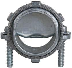 Cooper Crouse-Hinds - 1" Trade, Die Cast Zinc Squeeze Clamp Straight FMC Conduit Connector - Noninsulated - Caliber Tooling