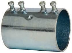 Cooper Crouse-Hinds - 2" Trade, Steel Set Screw EMT Conduit Coupling - Noninsulated - Caliber Tooling