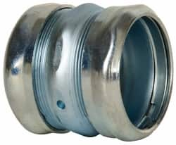 Cooper Crouse-Hinds - 2" Trade, Steel Compression EMT Conduit Coupling - Noninsulated - Caliber Tooling