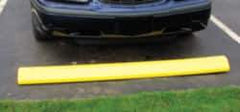 Eagle - 72" Long x 8" Wide x 4" High, Parking Curb - Blue, High Density Polyethylene - Caliber Tooling