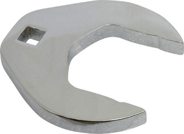 Proto - 2-1/8" 1/2" Drive Chrome Open End Crowfoot Wrench - 3-31/32" Head Diam x 1/2" Head Thickness - Caliber Tooling