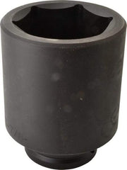 Proto - 1-1/2" Drive 3-7/8" Deep Impact Socket - 6 Points, 6-3/4" OAL - Caliber Tooling