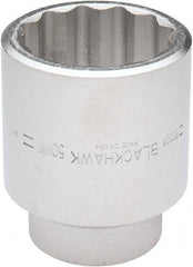 Blackhawk by Proto - 3/4" Drive, Standard Hand Socket - 12 Points, 3-3/32" OAL, Alloy Steel, Black Finish - Caliber Tooling