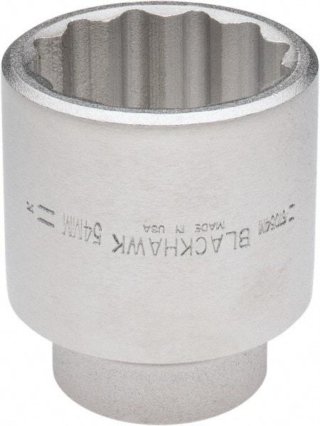 Blackhawk by Proto - 3/4" Drive, Standard Hand Socket - 12 Points, 3-13/64" OAL, Alloy Steel, Black Finish - Caliber Tooling