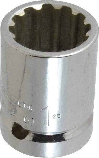 Proto - 3/4" Drive, 1" Socket, Spline Socket - 12 Points, 1-15/16" OAL - Caliber Tooling