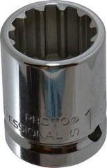 Proto - 3/4" Drive, 1-1/16" Socket, Spline Socket - 12 Points, 1-31/32" OAL - Caliber Tooling