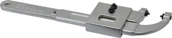 Facom - 0" to 1-31/32" Capacity, Satin Chrome Finish, Pin Spanner Wrench - 8-15/32" OAL, 2.5mm Hook Pin Height - Caliber Tooling