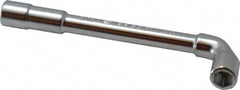 Facom - 5/16", 6 Point, Satin Chrome Coated, 90 ° Offset Socket Wrench - 114mm OAL, 12.5mm Head Thickness - Caliber Tooling